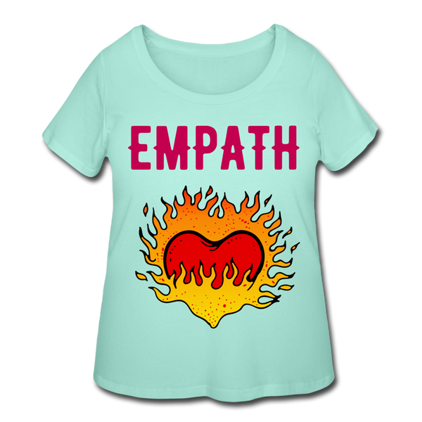 Empath Women’s Curvy T-Shirt - mint