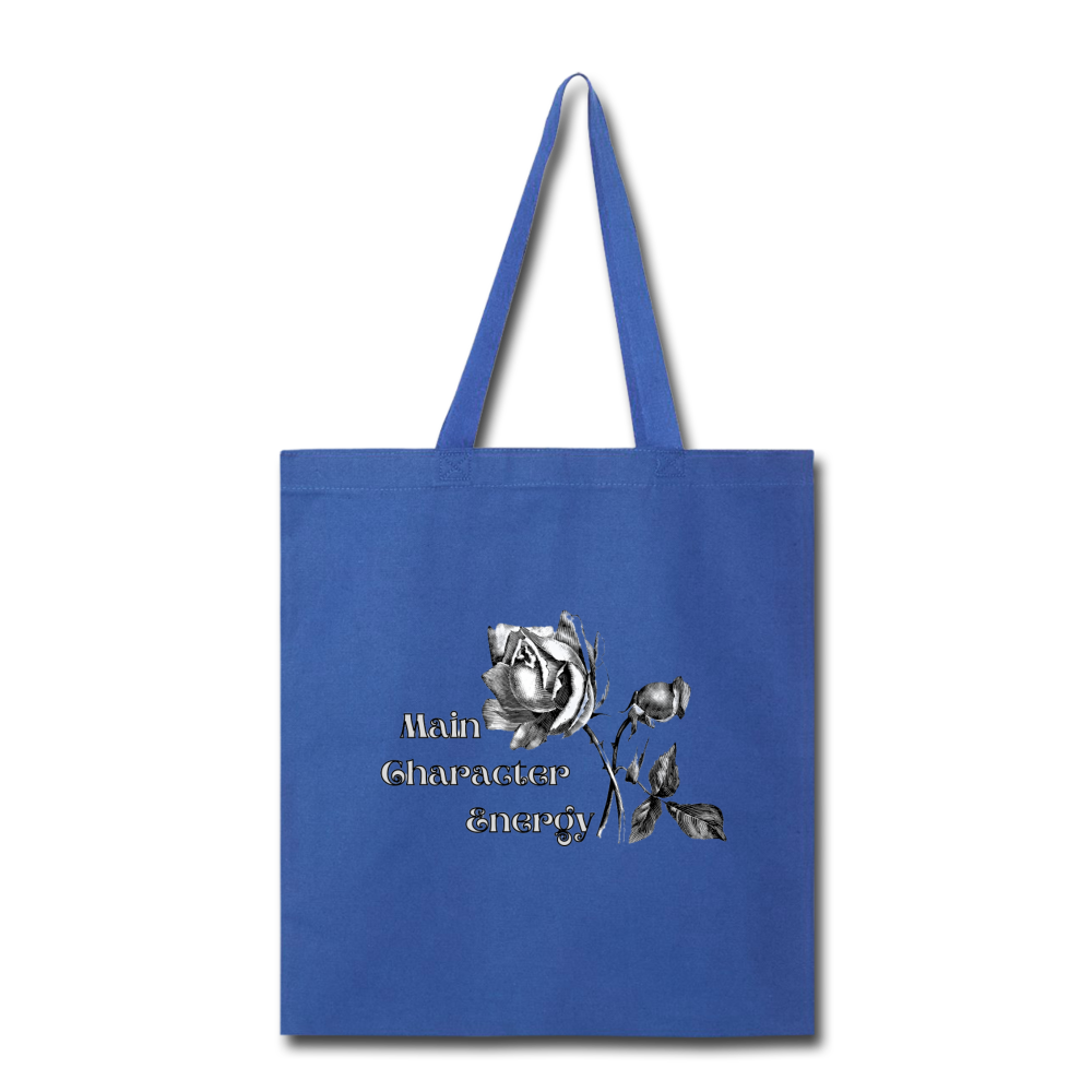 Main Character Tote Bag - royal blue