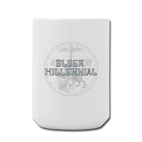 Elder Millennial Coffee/Tea Mug 15 oz - white