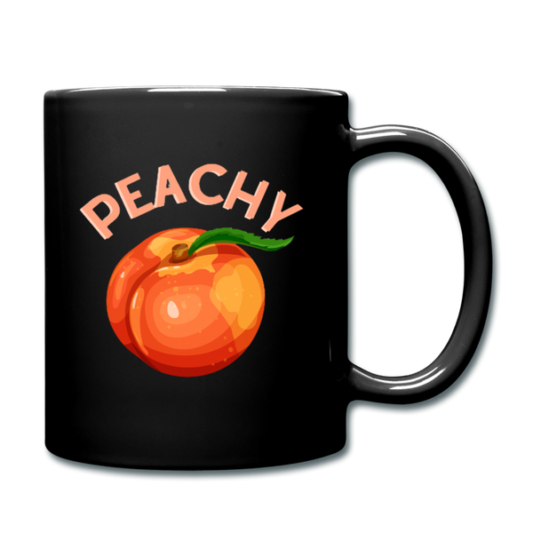 Peachy Full Color Mug - black