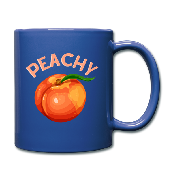 Peachy Full Color Mug - royal blue