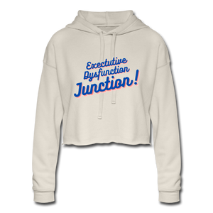 Executive Dysfunction Women's Cropped Hoodie - dust