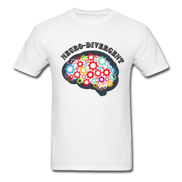 Neurodivergent Unisex Classic T-Shirt - white