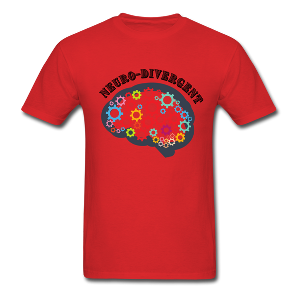 Neurodivergent Unisex Classic T-Shirt - red