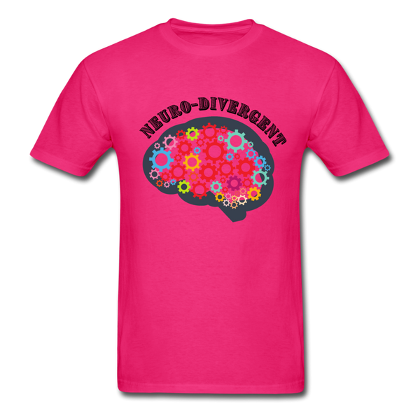 Neurodivergent Unisex Classic T-Shirt - fuchsia