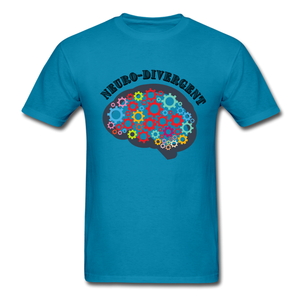Neurodivergent Unisex Classic T-Shirt - turquoise