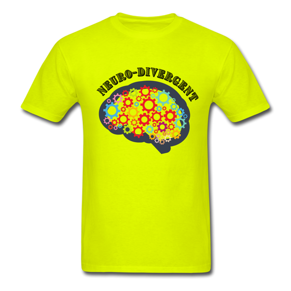Neurodivergent Unisex Classic T-Shirt - safety green
