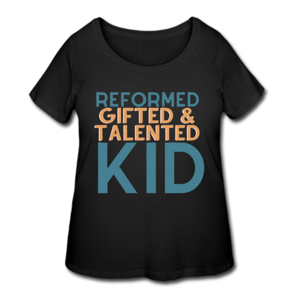 GT Kid Women’s Curvy T-Shirt - black