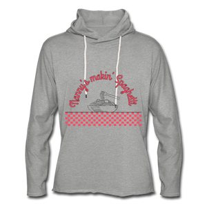 Nanny's Spaghetti Unisex Lightweight Terry Hoodie - heather gray