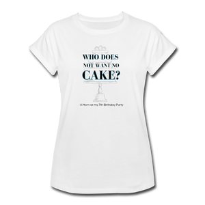 Cake Confusion Women's Relaxed Fit T-Shirt - white