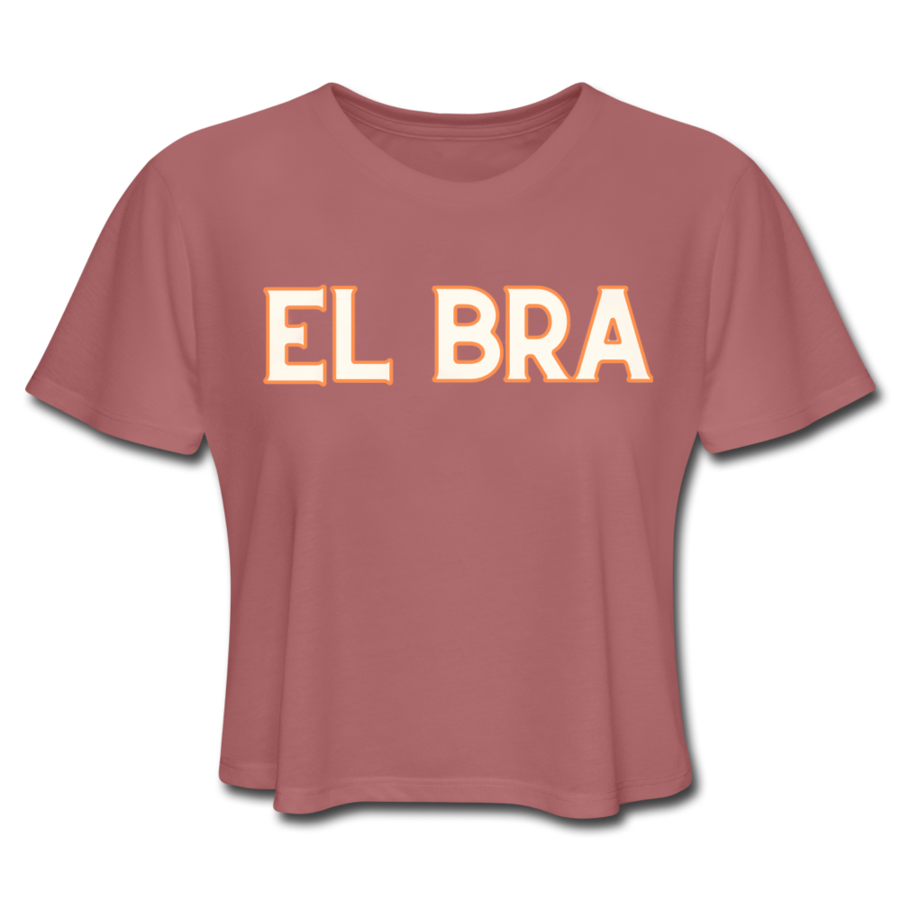 Ode to El Bracero Women's Cropped T-Shirt - mauve