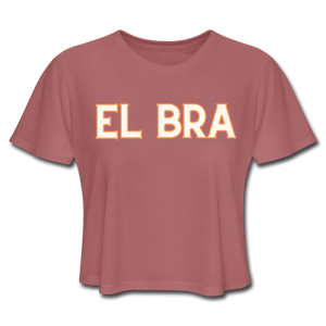 Ode to El Bracero Women's Cropped T-Shirt - mauve