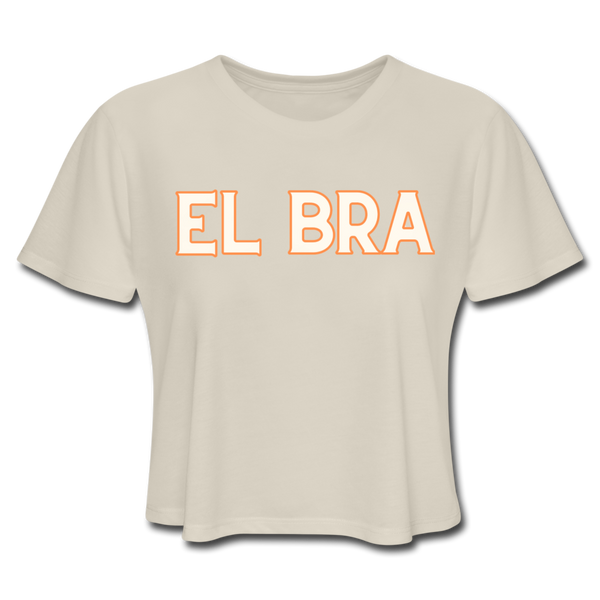 Ode to El Bracero Women's Cropped T-Shirt - dust