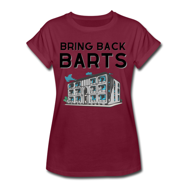 We Miss Barts Women's Relaxed Fit T-Shirt - burgundy