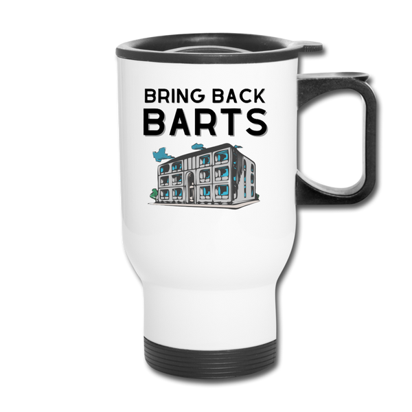 We miss Barts Travel Mug - white