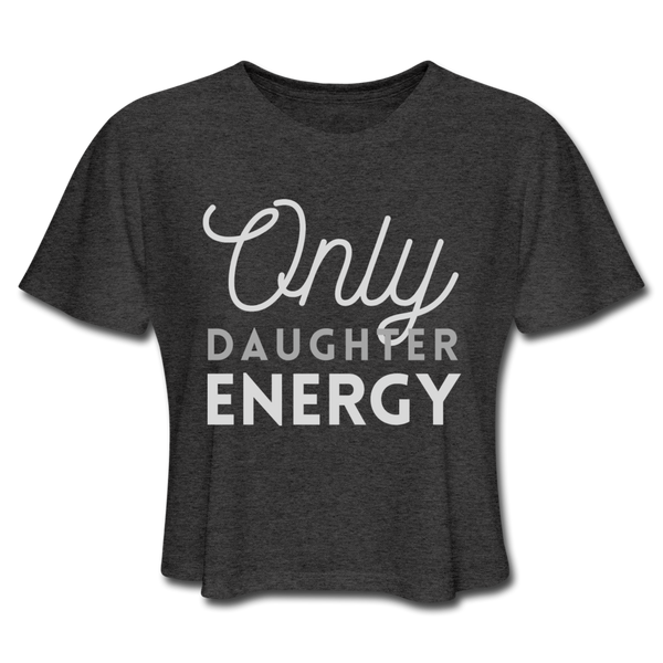 Only Women's Cropped T-Shirt - deep heather