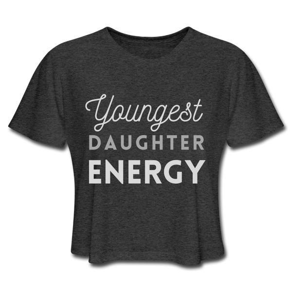Youngest Women's Cropped T-Shirt - deep heather