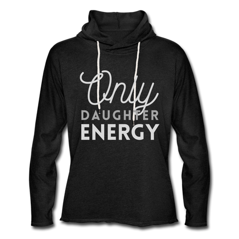 Only Unisex Lightweight Terry Hoodie - charcoal gray