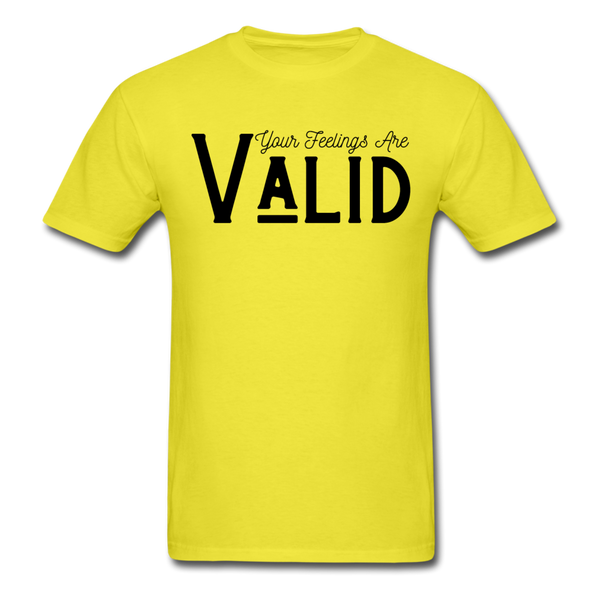 Valid Unisex Classic T-Shirt - yellow