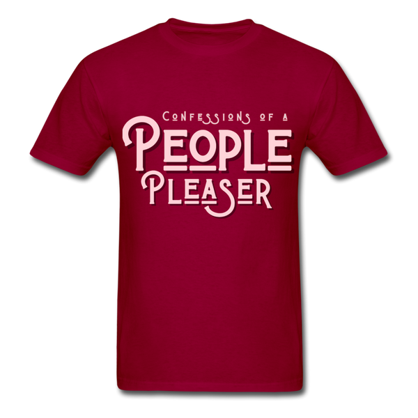 People Unisex Classic T-Shirt - dark red
