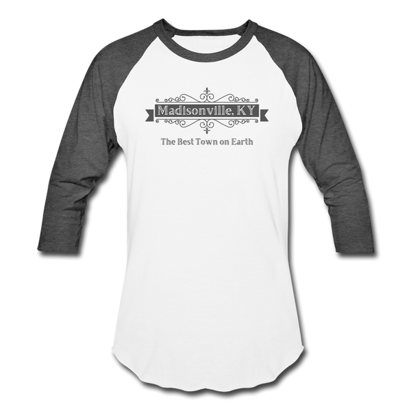 Hometown Love Baseball T-Shirt - white/charcoal