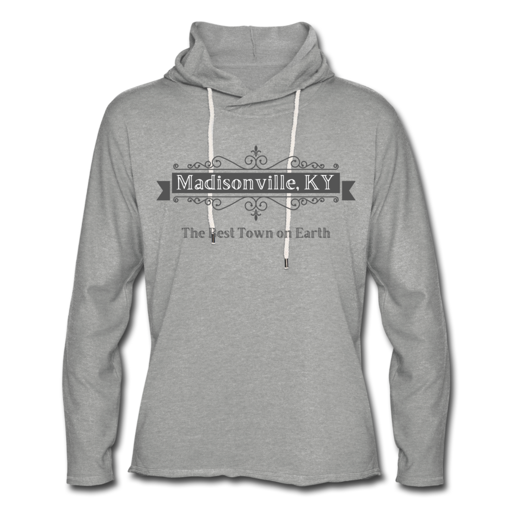 Hometown Love Unisex Lightweight Terry Hoodie - heather gray