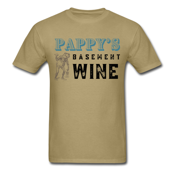Pappy's Wine Unisex Classic T-Shirt - khaki