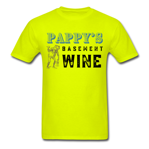 Pappy's Wine Unisex Classic T-Shirt - safety green