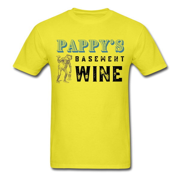 Pappy's Wine Unisex Classic T-Shirt - yellow
