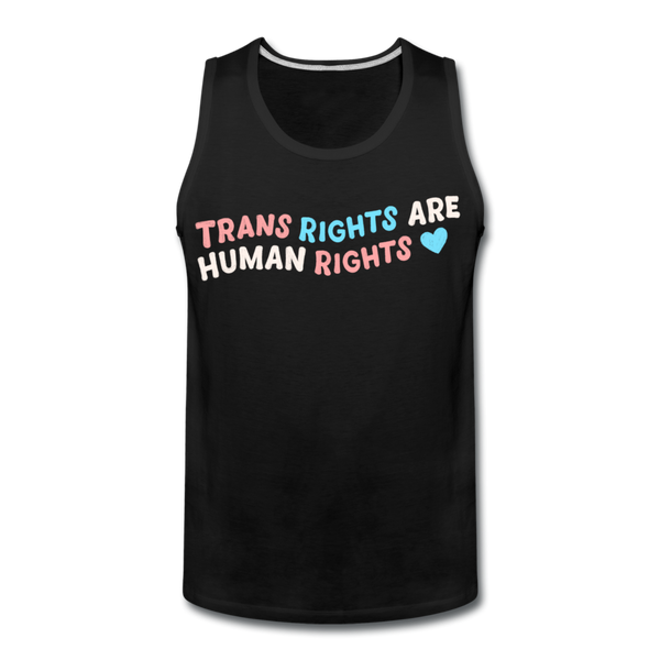 Trans rights Premium Tank - black