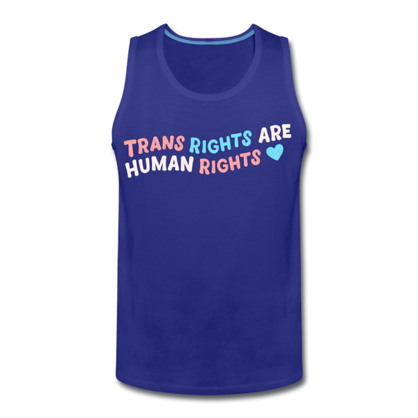 Trans rights Premium Tank - royal blue