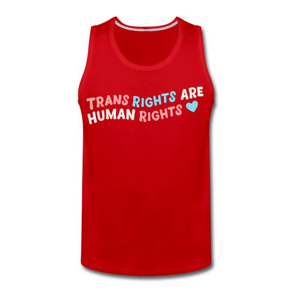 Trans rights Premium Tank - red