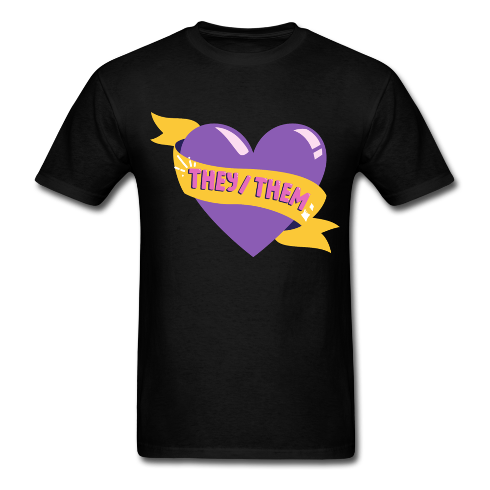 They/ Them Unisex Classic T-Shirt - black