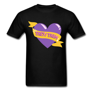 They/ Them Unisex Classic T-Shirt - black
