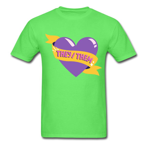 They/ Them Unisex Classic T-Shirt - kiwi