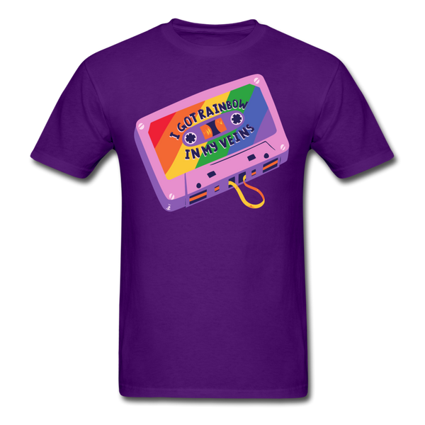 Rainbow Unisex Classic T-Shirt - purple