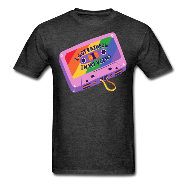 Rainbow Unisex Classic T-Shirt - heather black