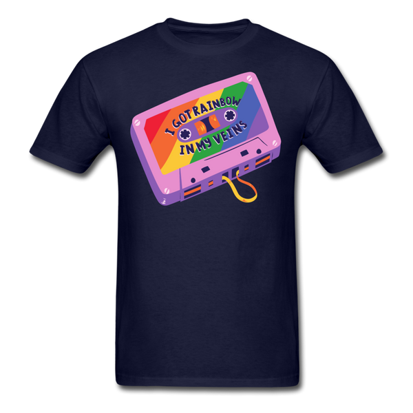 Rainbow Unisex Classic T-Shirt - navy