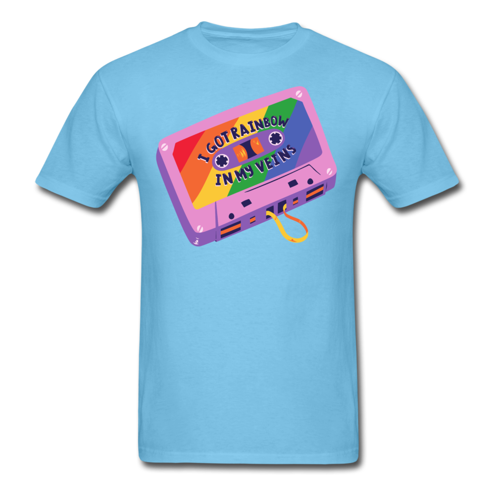 Rainbow Unisex Classic T-Shirt - aquatic blue