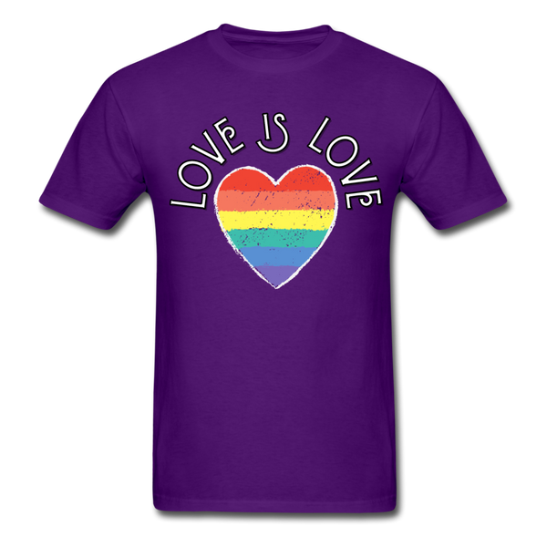Love Unisex Classic T-Shirt - purple