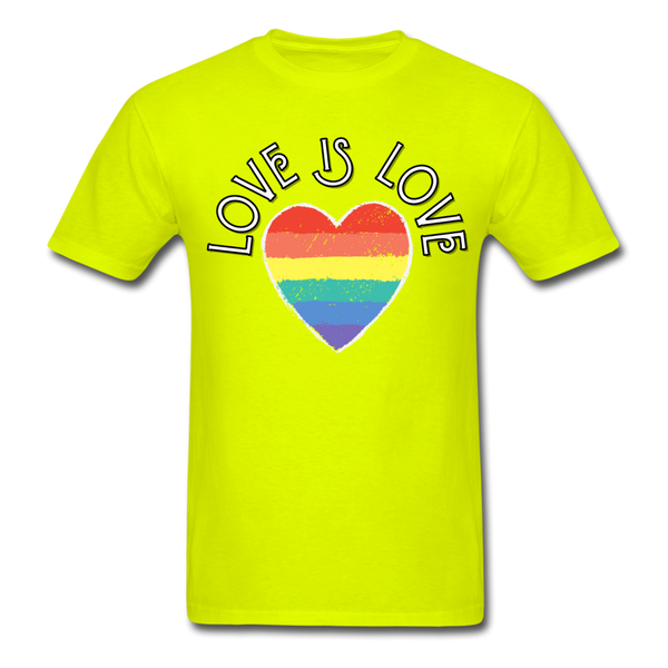 Love Unisex Classic T-Shirt - safety green