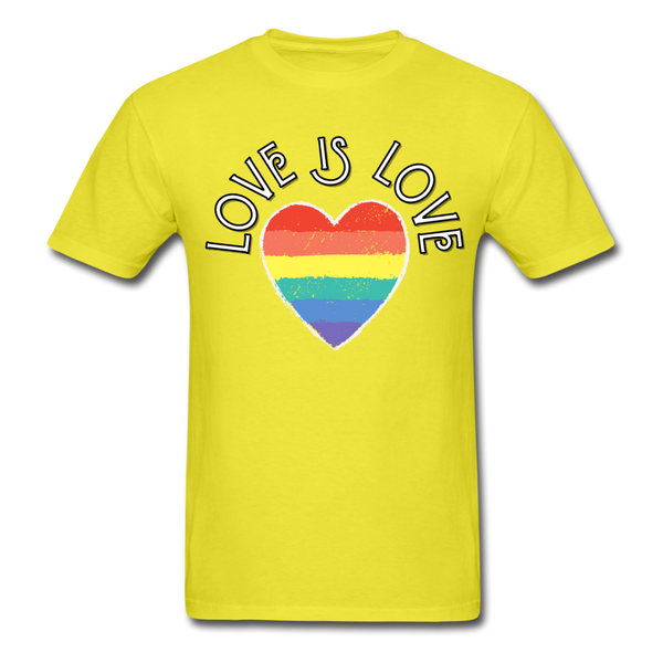 Love Unisex Classic T-Shirt - yellow