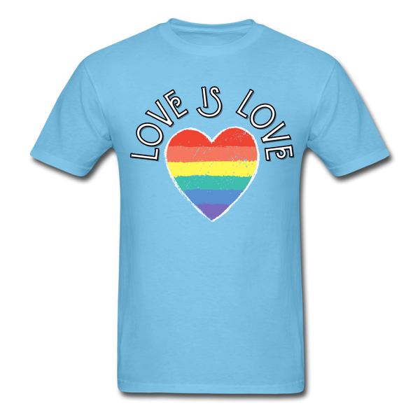 Love Unisex Classic T-Shirt - aquatic blue