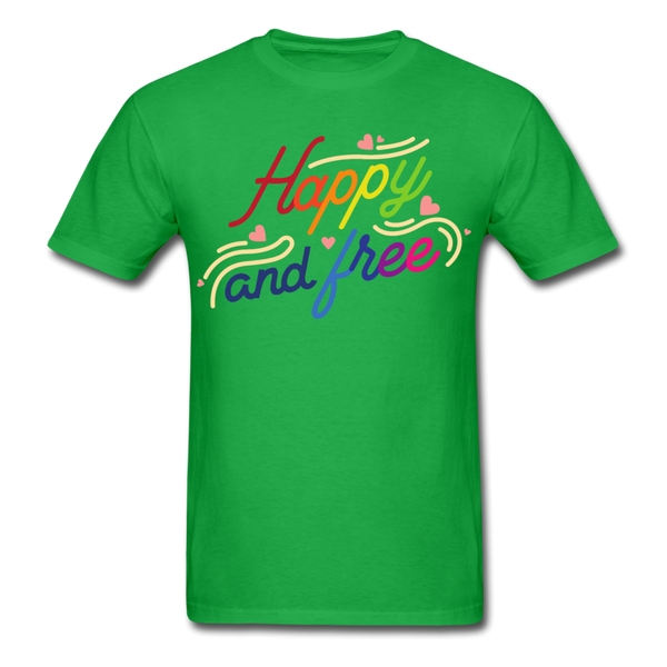 Happy Unisex Classic T-Shirt - bright green
