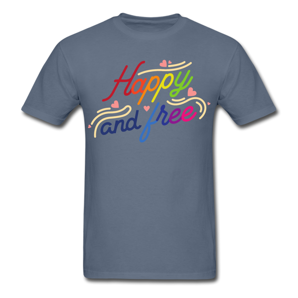 Happy Unisex Classic T-Shirt - denim