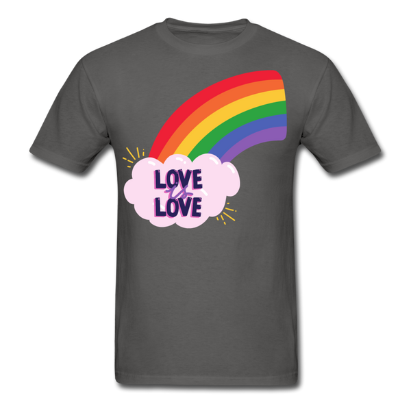 Love Unisex Classic T-Shirt - charcoal