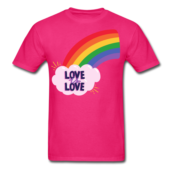 Love Unisex Classic T-Shirt - fuchsia