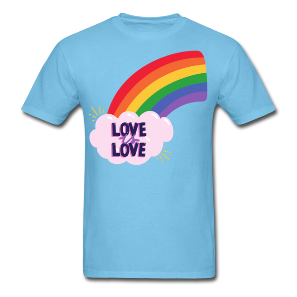 Love Unisex Classic T-Shirt - aquatic blue