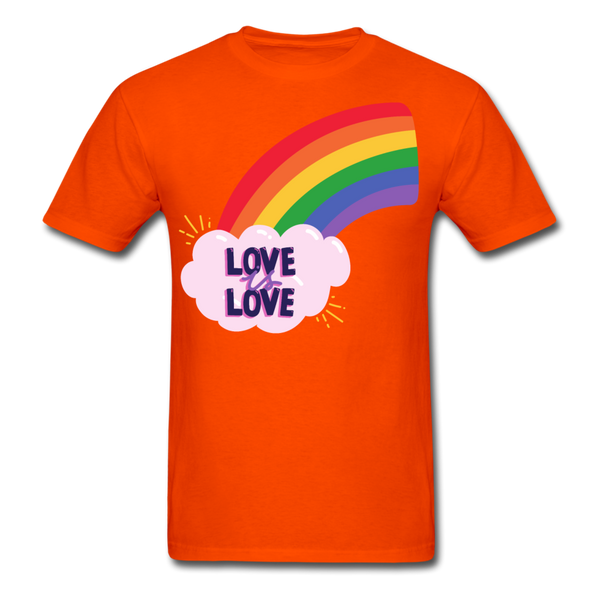 Love Unisex Classic T-Shirt - orange