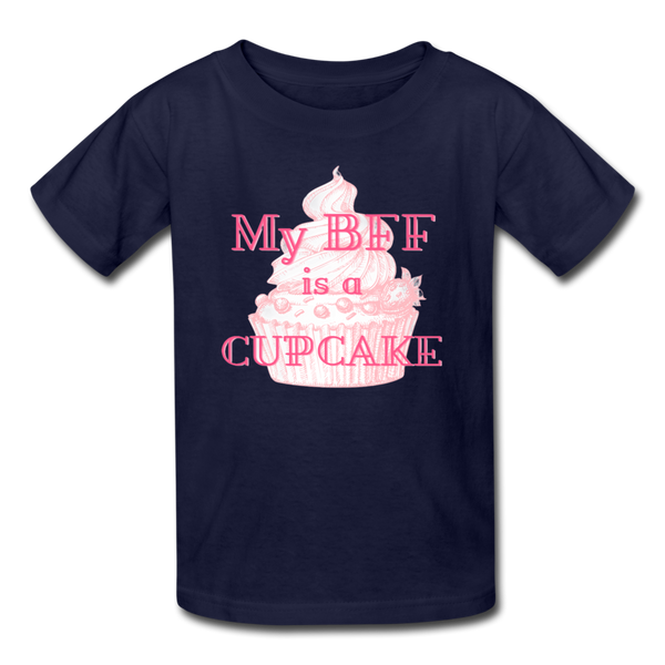 Cupcake Kids' T-Shirt - navy
